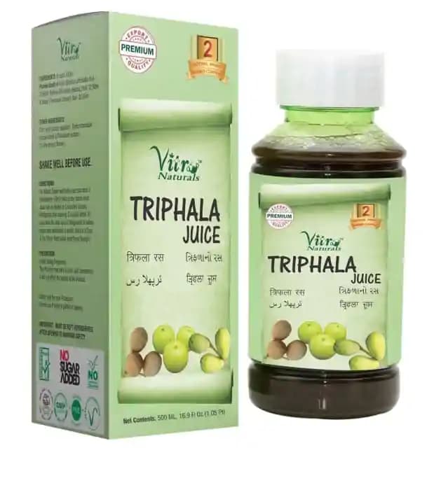 Vitro Naturals Triphala Juice (1 Bottle of 500 ml Juice)