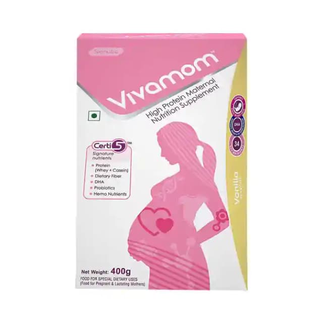 Vivamom Powder Vanilla (1 Box Of 400 gm Powder)