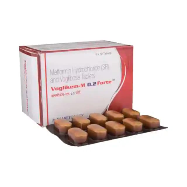 Voglikem M 0.2 Forte SR (10 tablets sr in 1 strip)