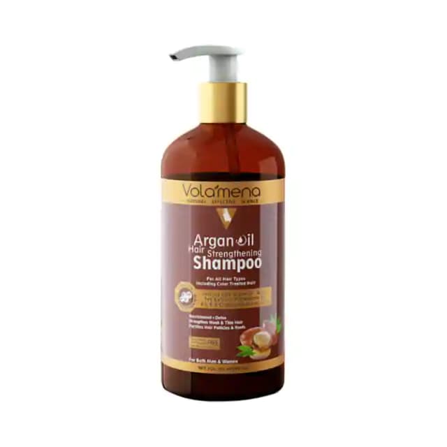 Volamena Shampoo Argan Oil (1 Pump Bottle of 300 ml Shampoo)