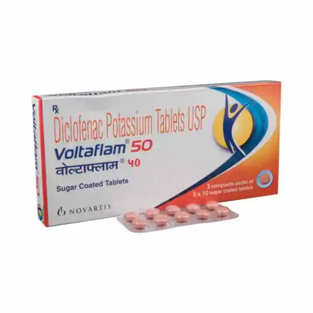 Voltaflam 50 (10 tablets in 1 strip)