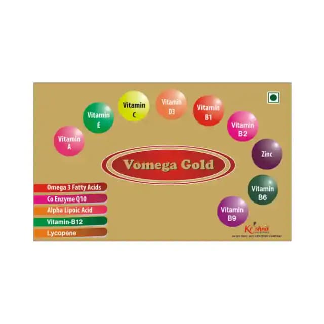 Vomega Gold (1 Strip Of 10 tablets)