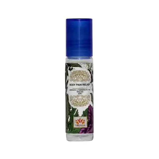Vrinda Body Pain Relief Roll On (1 Bottle of 8 ml Oil)