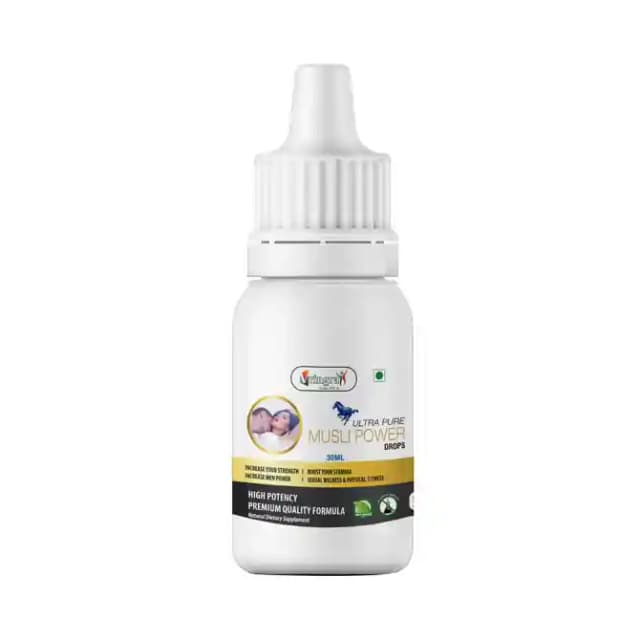 Vringra Ultra Pure Musli Power Drop (1 Bottle of 30 ml Drop)
