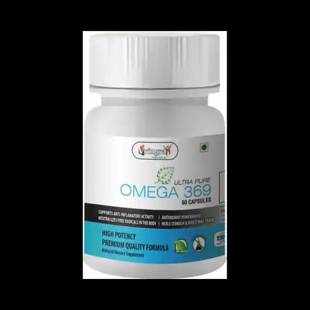 Vringra Ultra Pure Omega 369 (1 Bottle of 60 capsules)