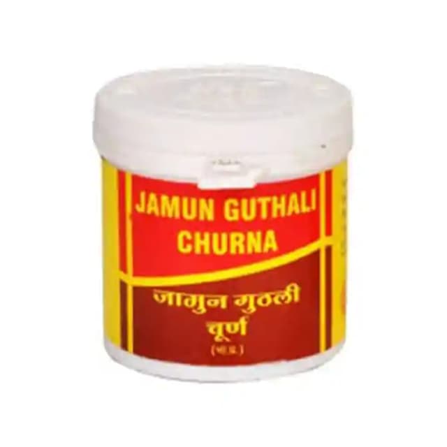 Vyas Jamun Guthali Churna (1 Box Of 100 gm Churna)