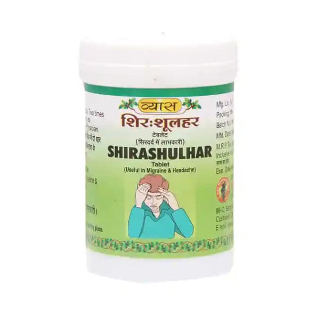Vyas Shirashulhar (1 Bottle of 100 tablets)