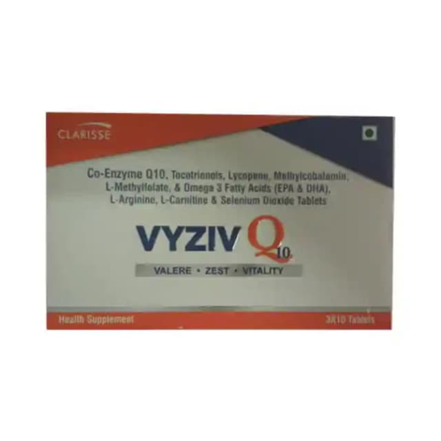 Vyziv Q10 (1 Strip Of 10 tablets)