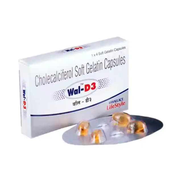 Wal D3 (1 Strip Of 4 capsules)