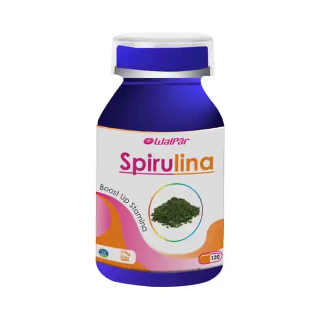 Walpar Spirulina (1 Bottle of 120 capsules)