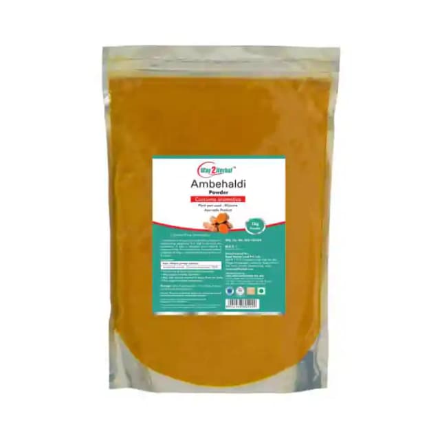 Way2Herbal Ambehaldi Powder (1 Packet Of 1 kg Powder)
