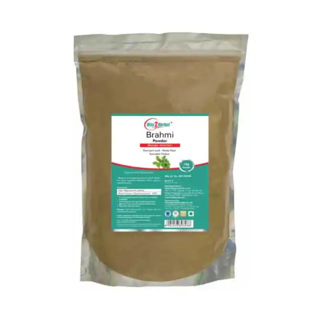 Way2Herbal Brahmi Powder (1 Packet Of 1 kg Powder)