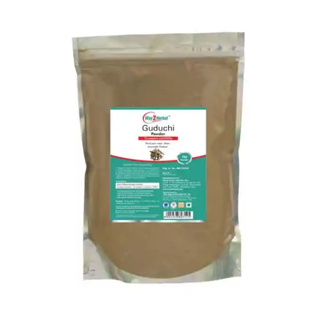 Way2Herbal Guduchi Powder (1 Packet Of 1 kg Powder)
