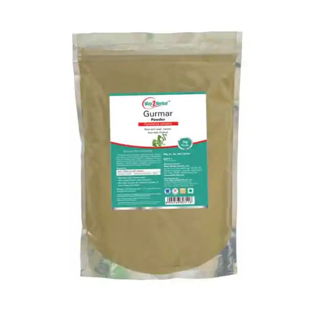 Way2Herbal Gurmar Powder (1 Packet Of 1 kg Powder)