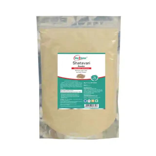 Way2Herbal Shatavari Powder (1 Packet Of 1 kg Powder)
