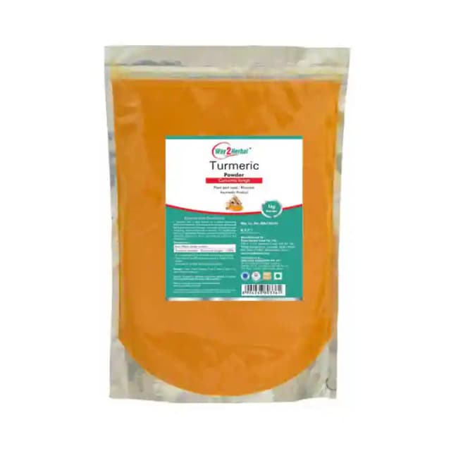 Way2Herbal Turmeric Powder (1 Packet Of 1 kg Powder)
