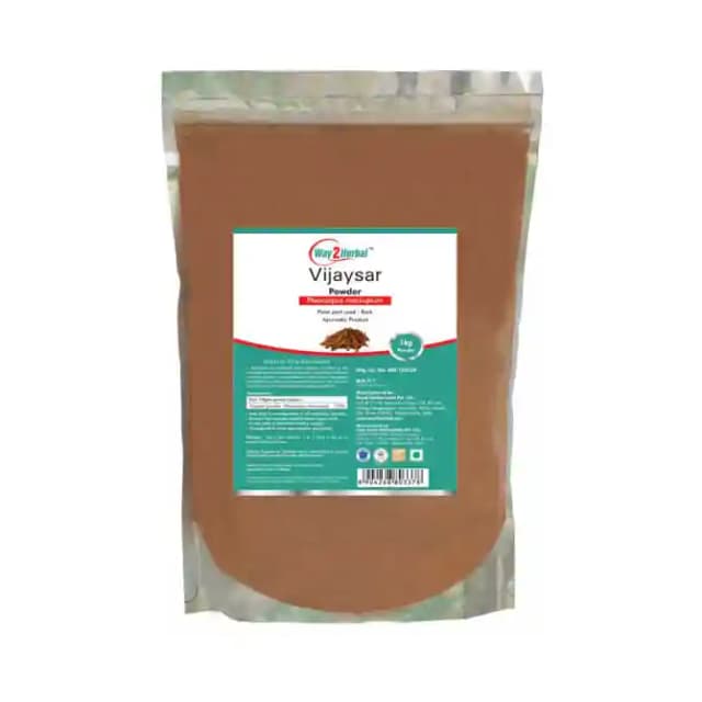 Way2Herbal Vijaysar Powder (1 Packet Of 1 kg Powder)