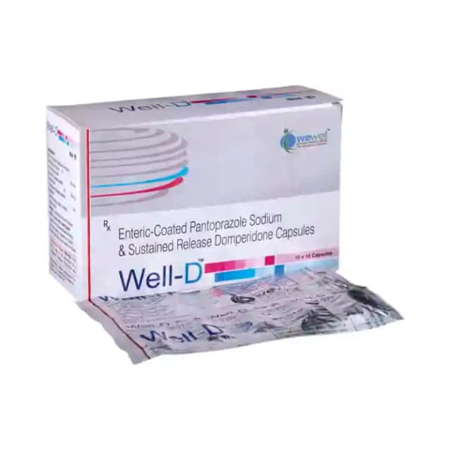 Well D (10 capsules in 1 strip)
