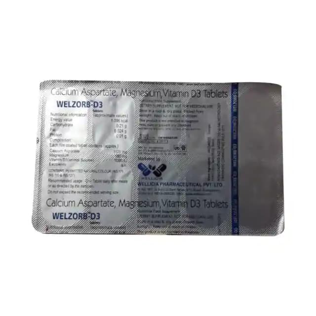 Welzorb D3 (1 Strip Of 10 tablets)