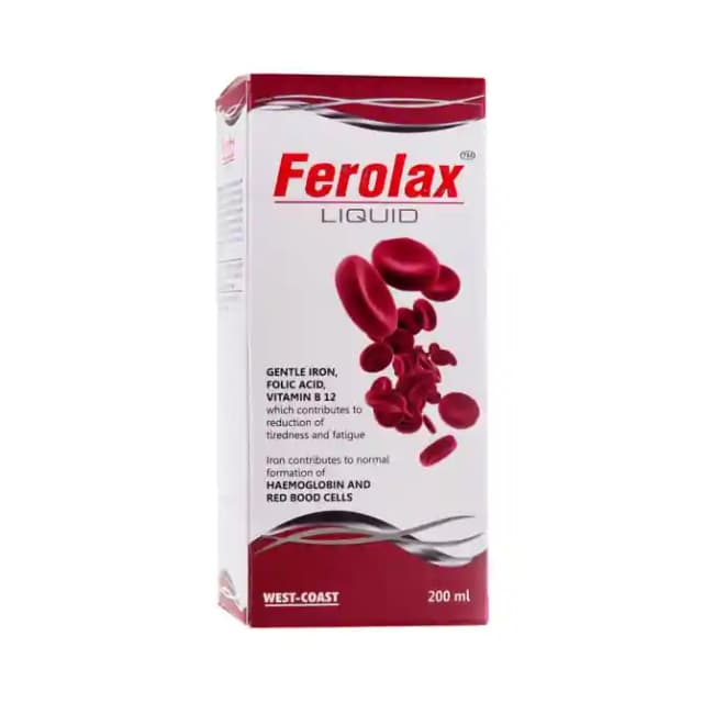 West Coast Ferolax Liquid (1 Bottle of 200 ml Liquid)
