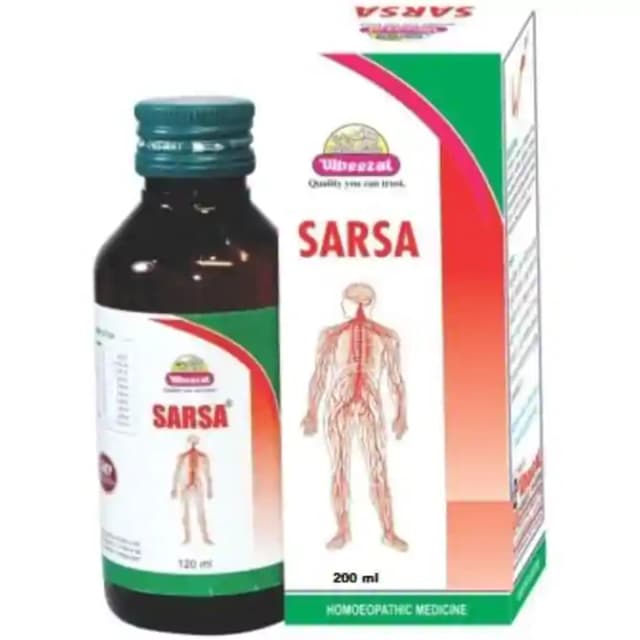 Wheezal Sarsa Syrup (1 Bottle of 200 ml Syrup)