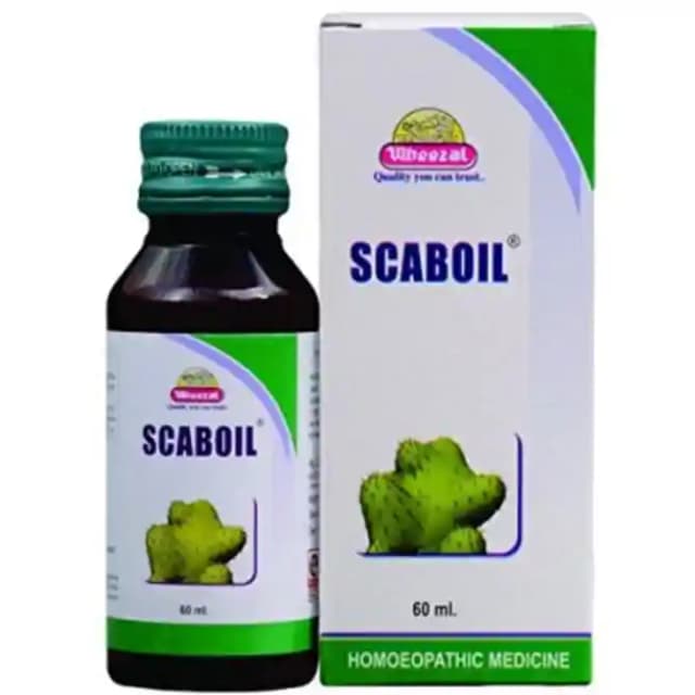 Wheezal Scaboil (1 Bottle of 60 ml Oil)