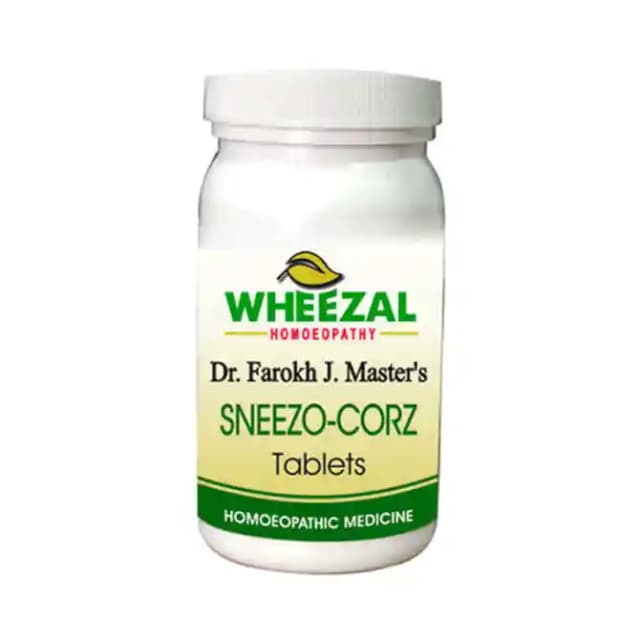 Wheezal Sneezo Corz (1 Bottle of 75 tablets)