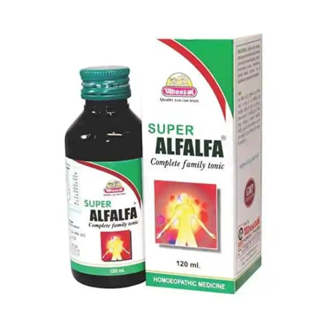 Wheezal Super Alfalfa Syrup (1 Bottle of 120 ml Syrup)
