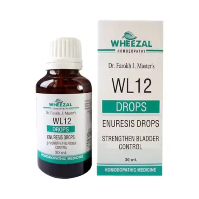 Wheezal WL12 Enuresis Drop (1 Bottle of 30 ml Drop)