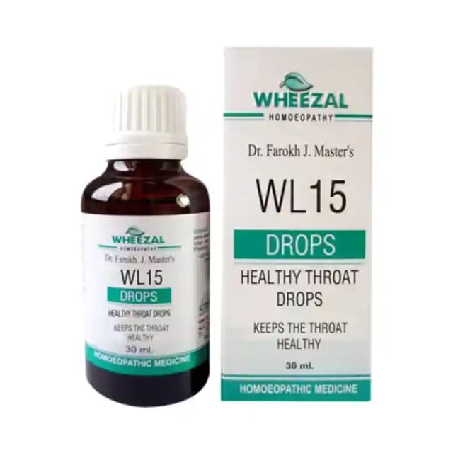 Wheezal WL15 Healthy Throat Drop (1 Bottle of 30 ml Drop)