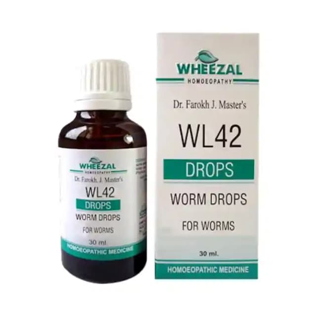 Wheezal WL42 Worm Drop (1 Bottle of 30 ml Drop)