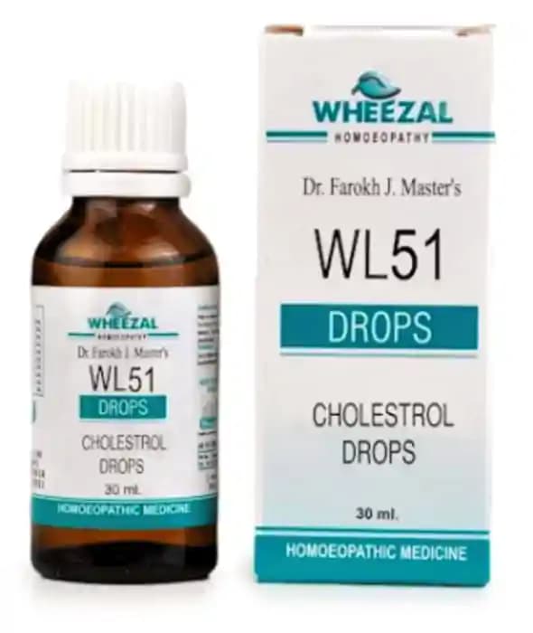 Wheezal WL51 Cholestrol Drop (1 Bottle of 30 ml Drop)
