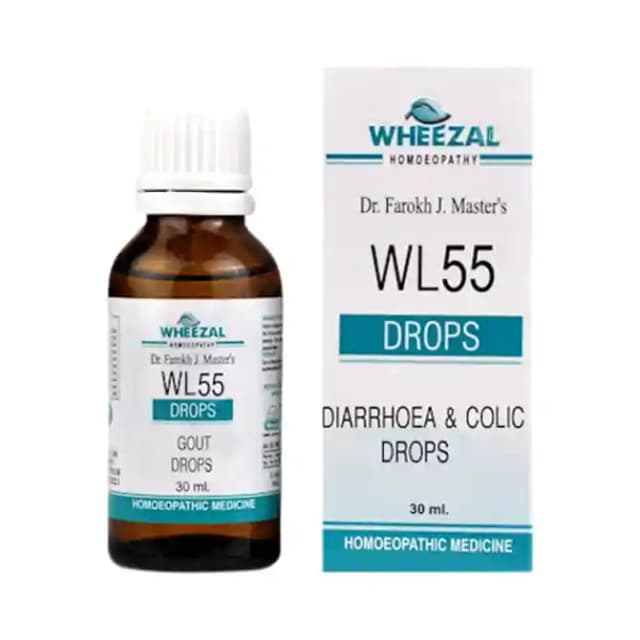 Wheezal WL55 Diarrhoea & Colic Drop (1 Bottle of 30 ml Drop)