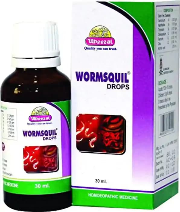 Wheezal Wormsquil Drop (1 Bottle of 30 ml Drop)
