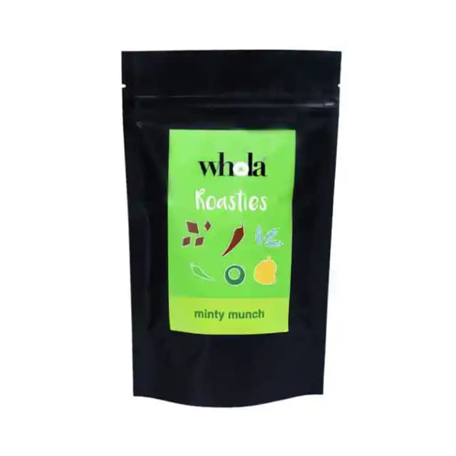 Whola Roasties Minty Munch Panipuri (1 Packet Of 110 gm Snacks)