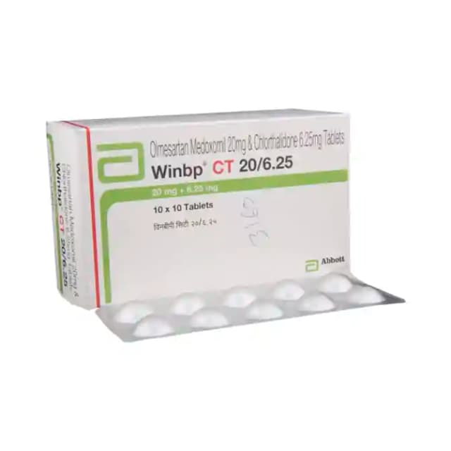 Winbp CT 20/6.25 (10 tablets in 1 strip)
