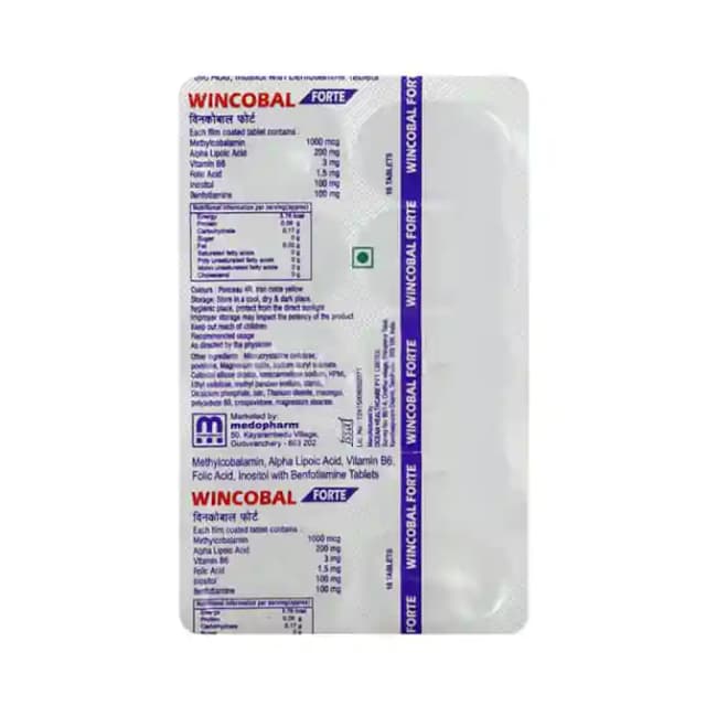 Wincobal Forte (1 Strip Of 10 tablets)