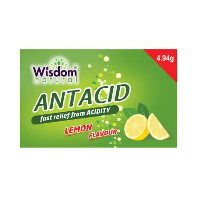 Wisdom Natural Antacid Sachet Lemon (1 Packet Of 4.94 gm Sachet)