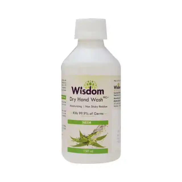 Wisdom Natural Pro Plus Dry Hand Wash (1 Bottle of 150 ml Liquid)