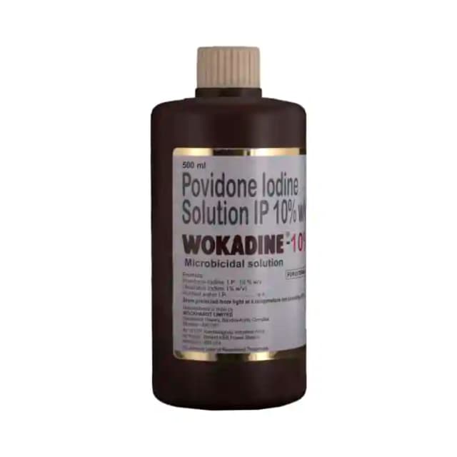 Wokadine 5% Solution (500 ml in 1 bottle)