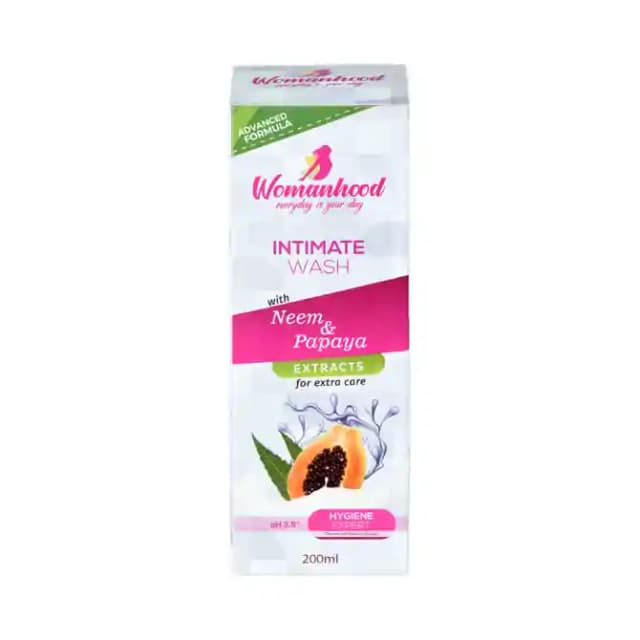 Womanhood Intimate Wash (1 Bottle of 200 ml Vaginal Wash)