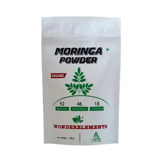 Wonderelements Organic Moringa Powder (1 Packet Of 100 gm Powder)