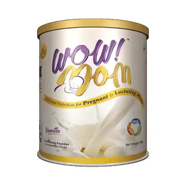 WOW Mom Powder Vanilla (1 Box Of 200 gm Powder)