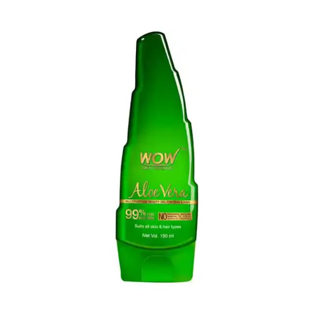 WOW Skin Science Aloe Vera Gel (1 Bottle of 150 ml Gel)