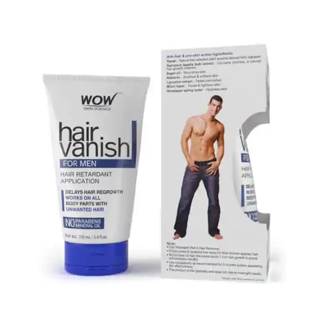 WOW Skin Science Hair Vanish for Men (1 Tube Of 100 ml Cream)