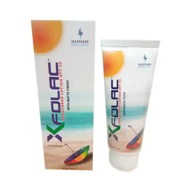 X Folac Sunscreen Lotion SPF 30 (1 Tube Of 60 ml Lotion)