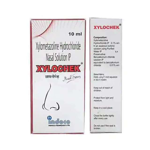 Xylochek Nasal Spray (1 Bottle of 10 ml Nasal Spray)
