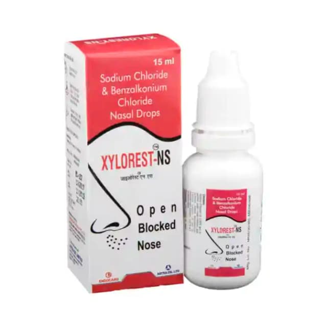 Xylorest NS Nasal Drops (1 Bottle of 15 ml Nasal Drops)