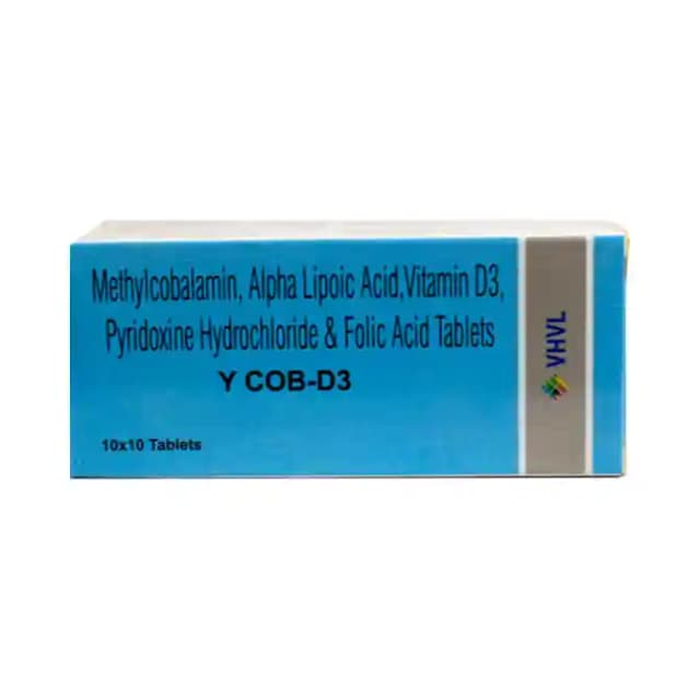 Y Cob D3 (1 Strip Of 10 tablets)