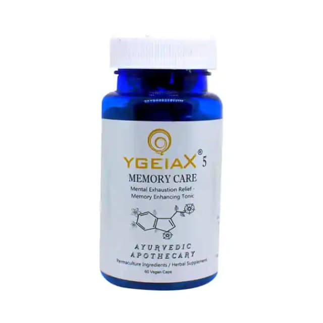 YgeiaX 5 Memory Care Vegan (1 Bottle of 60 capsules)